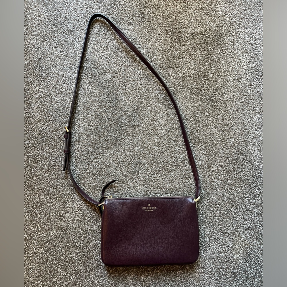 Kate Spade Crossbody Burgundy